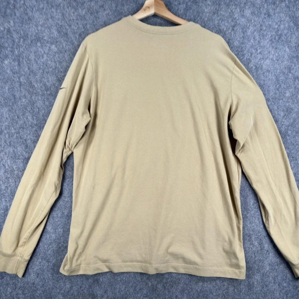 New England Patriots Shirt Mens Large Beige NFL Football Salute To Service‎ Nike